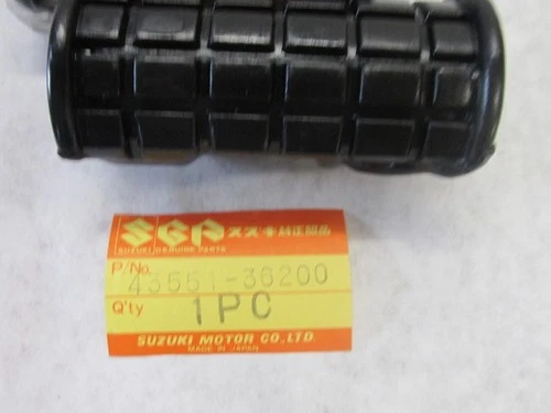 RUBBER, FRONT FOOTREST LH *{C,XC}*