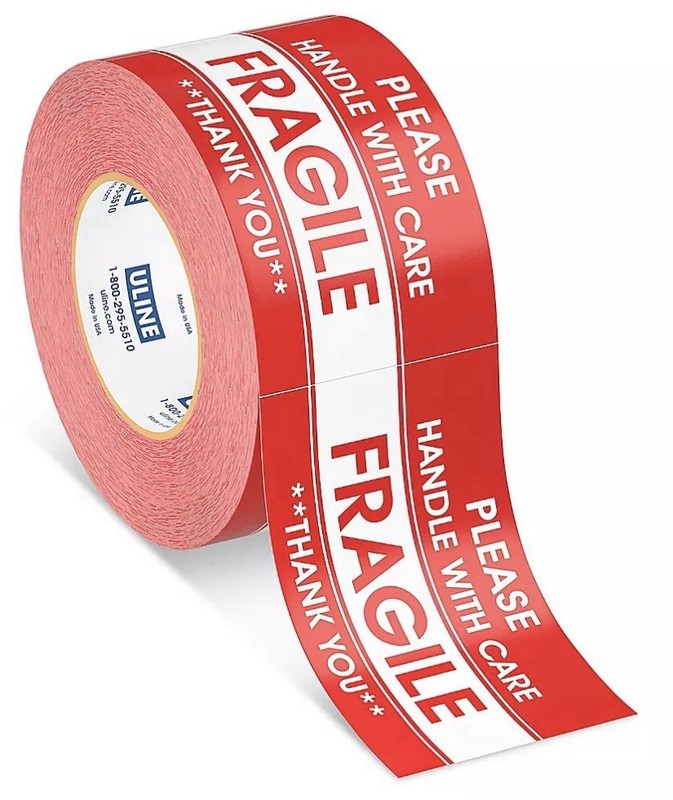 3" x 5" Fragile Handle With Care Thank You Labels Adhesive Stickers 500 Per Roll