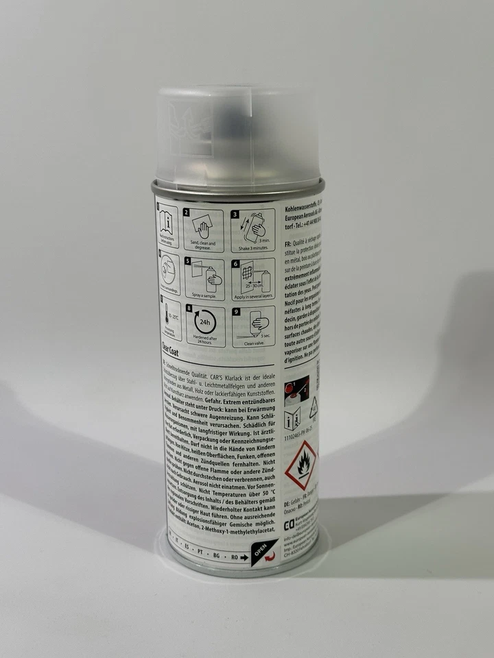 Motip Car’s Klarlack Matt Transparent Lack 720352 Klarlack Autolack 400ml Spray - Bild 3 von 4