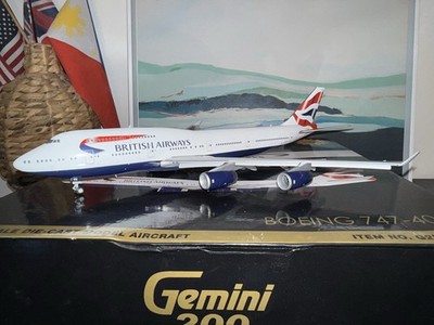 Gemini Jets 1:200 British Airways Boeing 747-400 G-CIVN G2BAW906F Flaps RARE