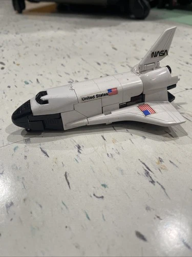 Vintage Transformers Super GoBots Spay-C Robot NASA Space Shuttle 1985 Bandai