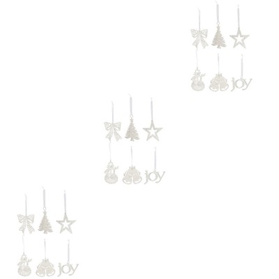  18 PCs Weihnachtsszene schmücken Adorable Festival Hängende Dekore Weihnachten