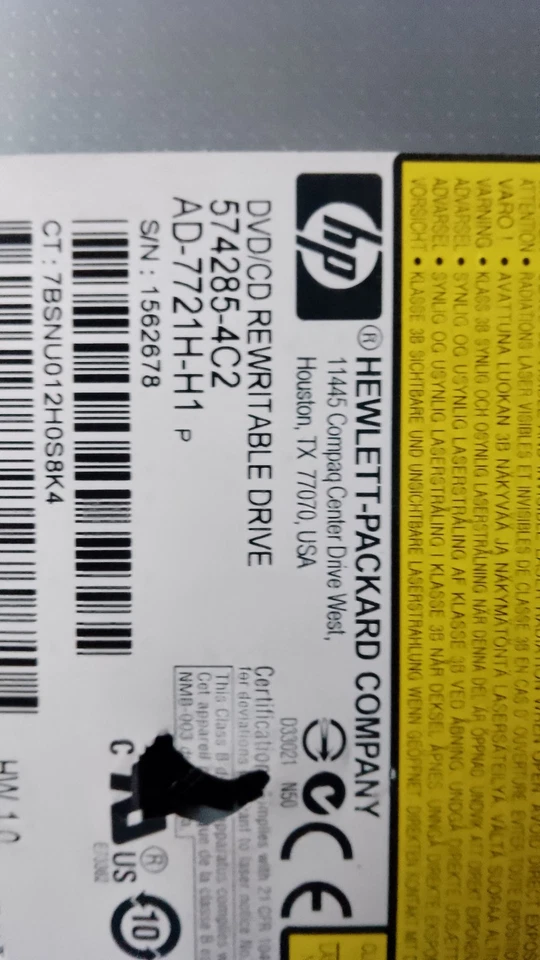 Notebook HP ProBook 6550b DVD Re- Writer Brenner SATA DVD Drive - Bild 4 von 4