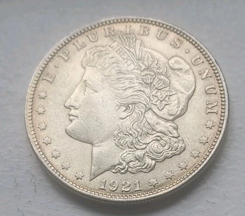 Estate 1921 Morgan Silver Dollar AU #8