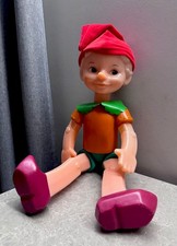 Vintage USSR Buratino Pinocchio Toy Doll Soviet Plastic Figure 58cm