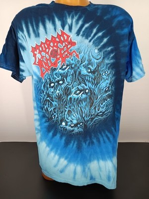 T-Shirt Morbid Angel - Altars Blue Tie Dye, Baumwolle, Grafik mehrfarbig, neu