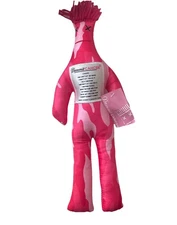 Dammit Cancer Doll 13” Stress Relief Doll Gift Survivor Keepsake Pink Camo