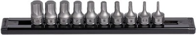 GripEdge |10-PC RPT 1/4'' Drive Low Profile Metric Hex Dual Action Driver... 