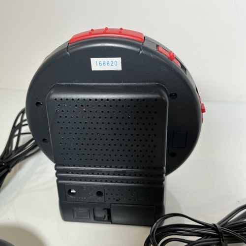 Sveglia Sonic Alert Sonic Bomb con Scuotitore Letto Vibrante Nero Rosso Testata - Foto 6 di 10