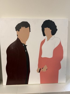 Goodfellas Ray Liotta Lorraine Bracco 24x24 Original Painting By Rebecca Maria
