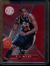 2012-13 Panini Totally Certified C.J. Miles Totally Red #/499 Cavaliers #144