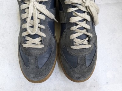 Maison Margiela スニーカー　7 TG40 Maison Margiela GAT Sneakers Navy Blue Men 7 40 Leather Suede Low
