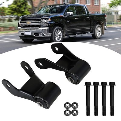 Piodelo 2 Pieces Steel Rear Leaf Spring Rearward Shackle Hanger Bracket Kit C...