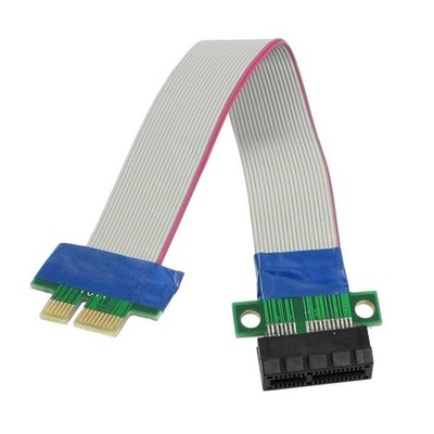 PCI Express PCI E 1X Riser Karte Flex Extender Verlängerungskabel für PC