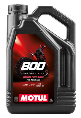 MOTUL 800 2T FACTORY LINE OFF ROAD Motoröl 4 Liter ESTER Core 2 Takt Öl Mischöl