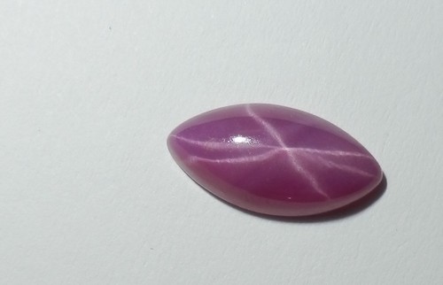 Star Ruby Marquise 12x6 mm Cabochon 6 Rayed Lab-created Opaque Stone 3 pcs Lot - Picture 2 of 11