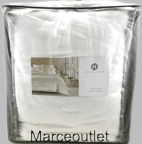 Hotel Collection Structure KING Comforter Off White