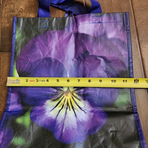 Stater Bros Purple Floral Reusable Shopping Bag - Afbeelding 9 van 9