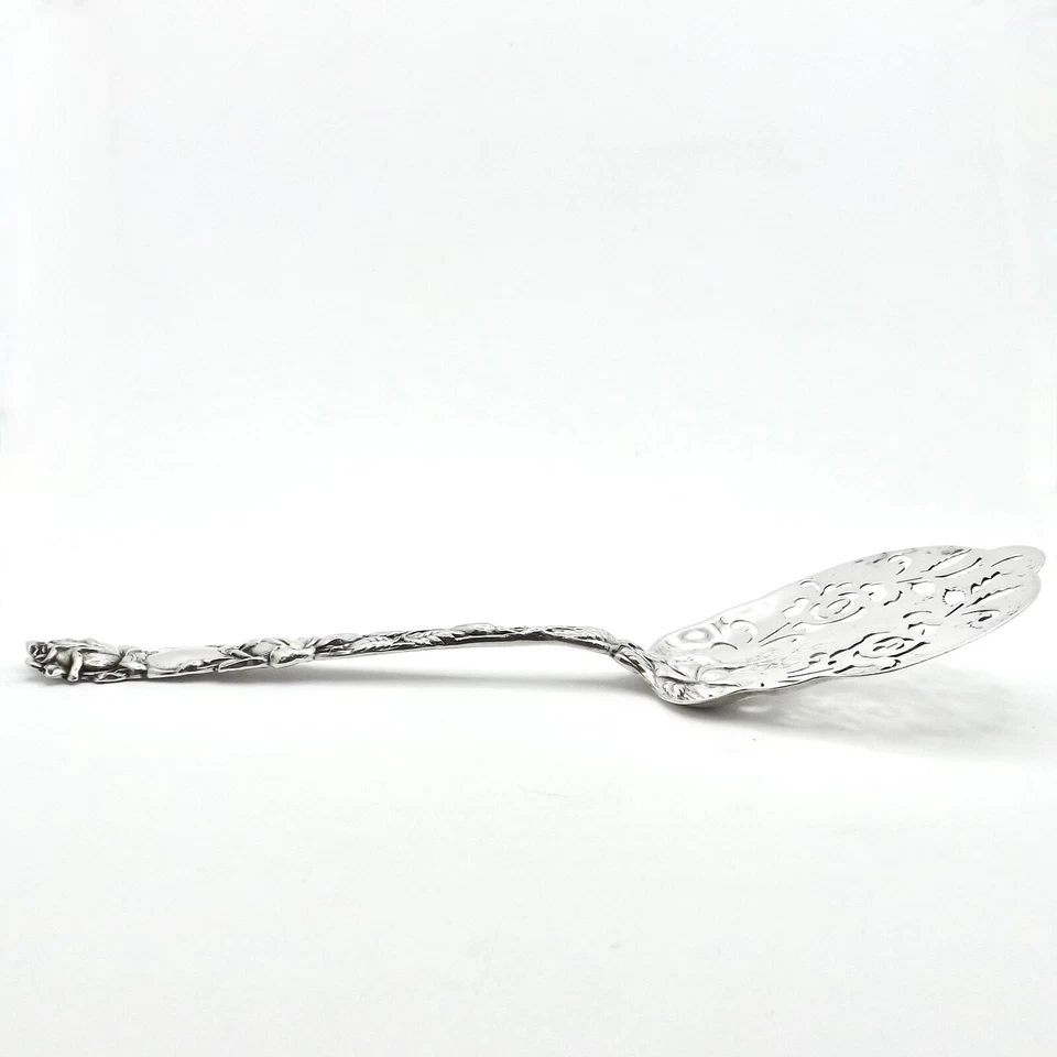 Antiguo servidor de tomate Alvin Bridal rosa plata esterlina 68 gr Foto 2 de 4