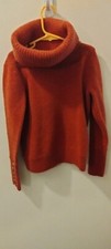 tweeds medium childs turtle neck sweater crowl neck buttons on sleeve pre-owned
