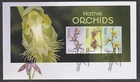 AUSTRALIA 2025 NATIVE ORCHID block , MINISHEET  V F Used on FDC  - Flowers