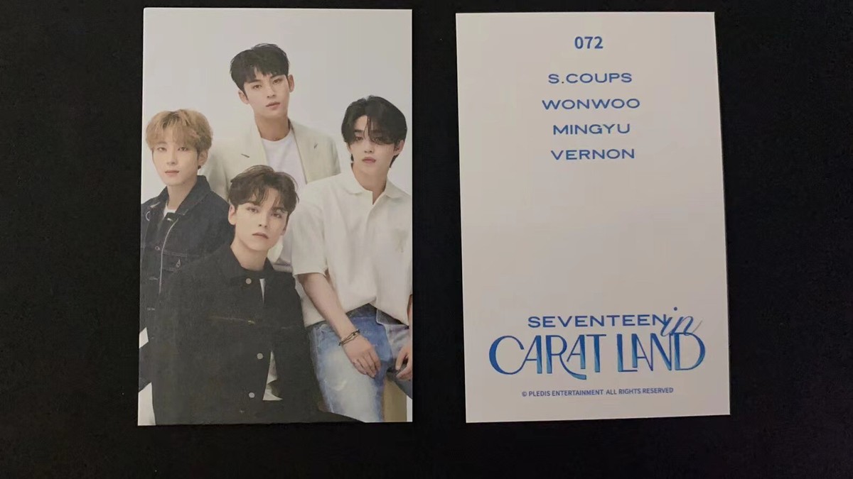 SEVENTEEN 2021 5th ファンミcarat land トレカ 2021 SVT 5th Fan Meeting SEVENTEEN in Caratland Trading Card