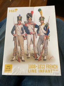 HaT Miniatures 1/72 1808-1812 FRENCH LINE INFANTRY Figure Set NEW SEALED