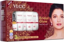 VLCC Bridal Glow Facial Kit HA,Niacinamide, Vitamin C & Tint Illuminators (147g)
