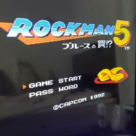 Famicom Rockman Megaman 1 2 3 4 5 6 SET NES Game software Operation confirmed