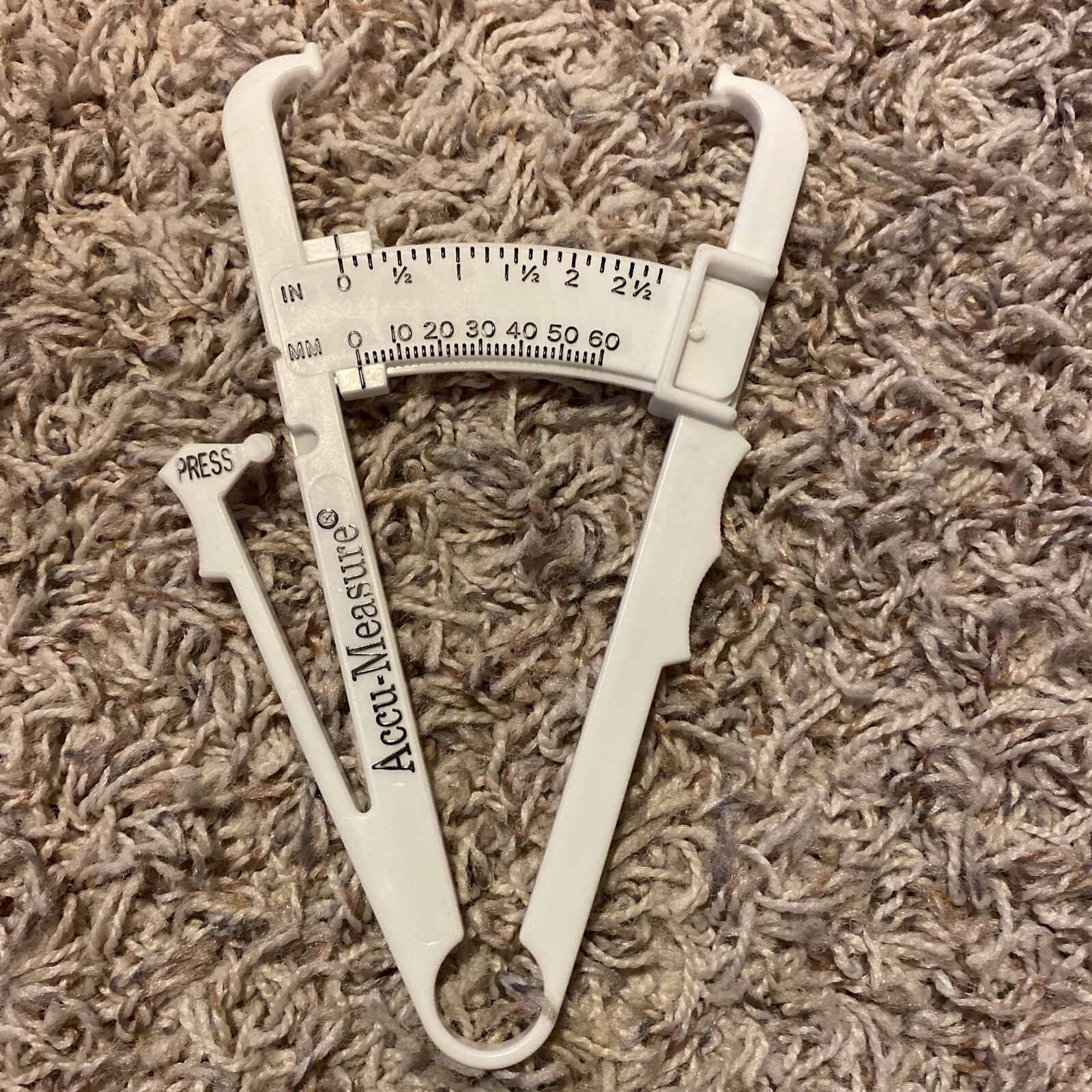 AccuMeasure Body Fat Caliper Handheld BMI Body Fat Measurement