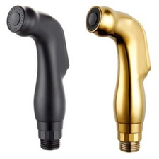 ABS Bathroom Toilet Single Bidet Sprayer Douche Diaper Replacemence Gold/Black