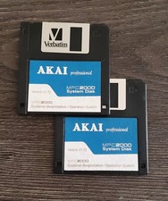 AKAI MPC 2000 OS v1.72 OPERATING SYSTEM X2 DISK LOT START UP BOOT DISK