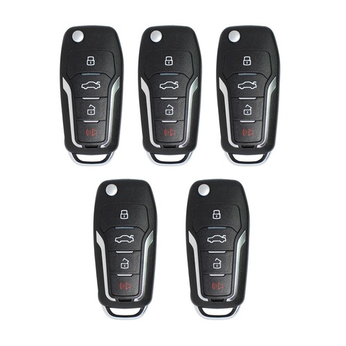Mando a distancia abatible universal Xhorse con cable 5x para Ford Style Condor 4 botones XKFO01EN - Imagen 5 de 7