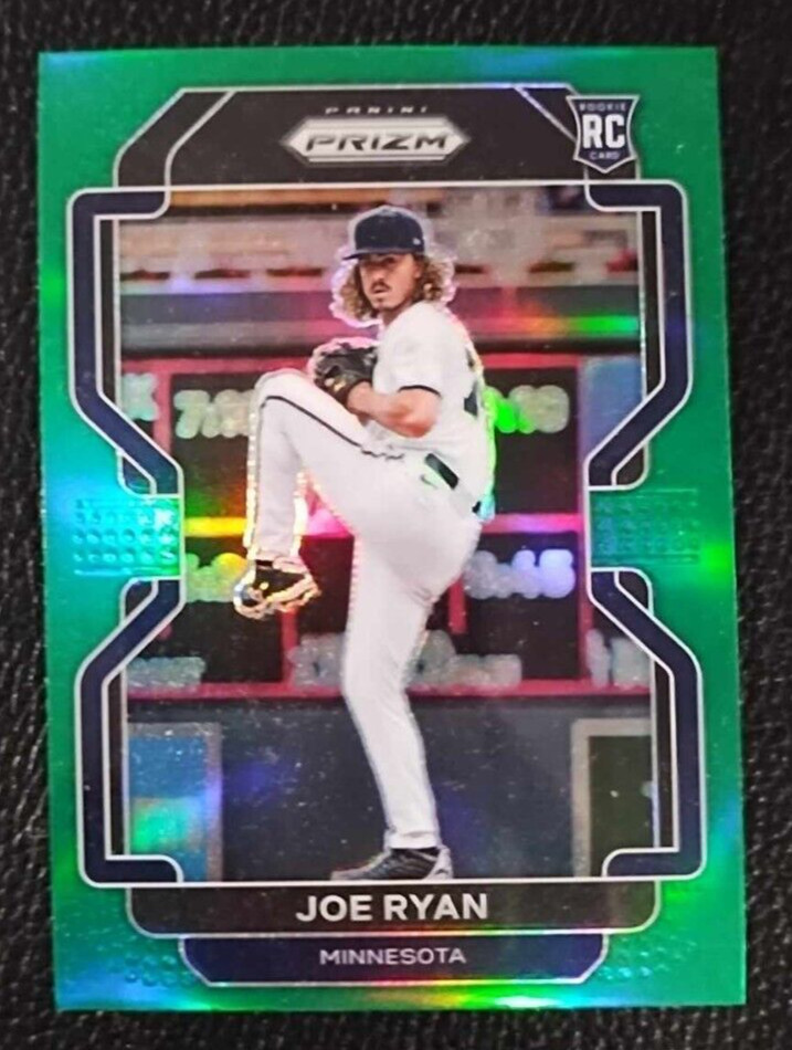2022 Panini Prizm Joe Ryan Green Prizm Refractor Rookie RC TWINS #81 MINT
