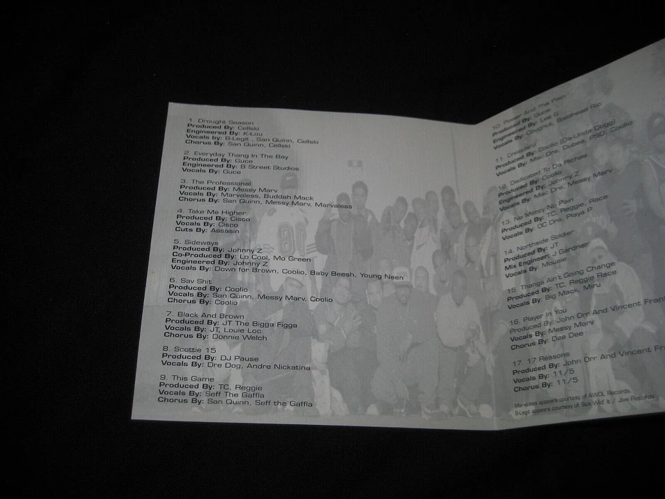 17 REASONS COMPILATION BAY RAP MAC DRE 11/5 DRE DOG MESSY MARV 1998 OG PRESS - Image 2 of 4