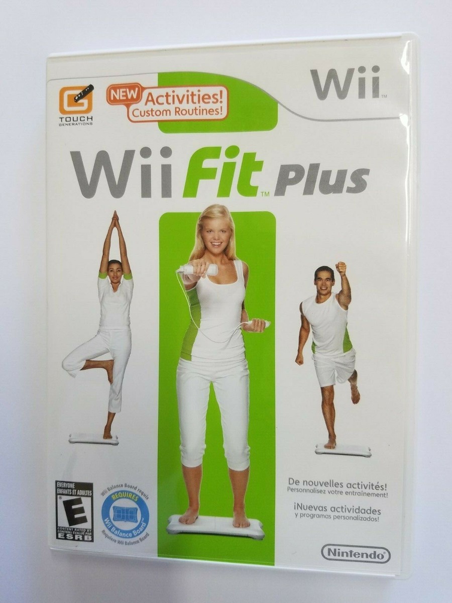 Original Nintendo Wii Fit Plus Game DVD Disc Workout Games