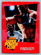Punch-Out!! Nintendo Super Power Club Magazine Card #28 Perforated