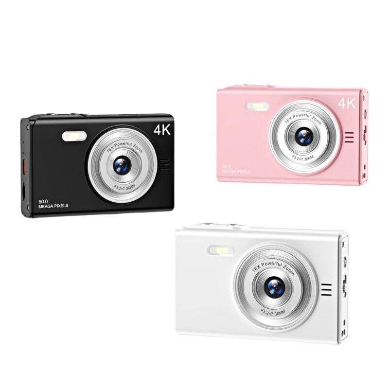 Digital Camera 1080P 48MP 2 Lens Point Camera for Teens Kids-image