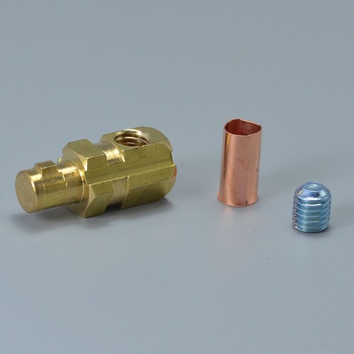 RIVERWELD TIG Cavo di Saldatura Pannello Connettore Spina Presa DKZ DKJ10-25mm 200A 4pz - Foto 10 di 11
