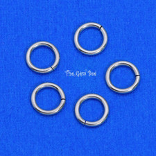 5.25MM 20 Gauge 14k Solid White Gold Open Jump Ring Quantity: 1 piece or 5 piece