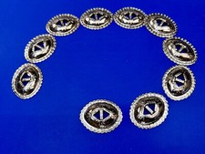 Western Belt Conchs Diamond Pattern 44 x 56mm  NKP Dbl 5997 41 - 10 Piece lot