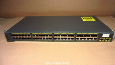 Cisco WS-C2960-48TT-L V02 2960 Switch 48-Port 10/100 2x GbE RJ-45 LAN