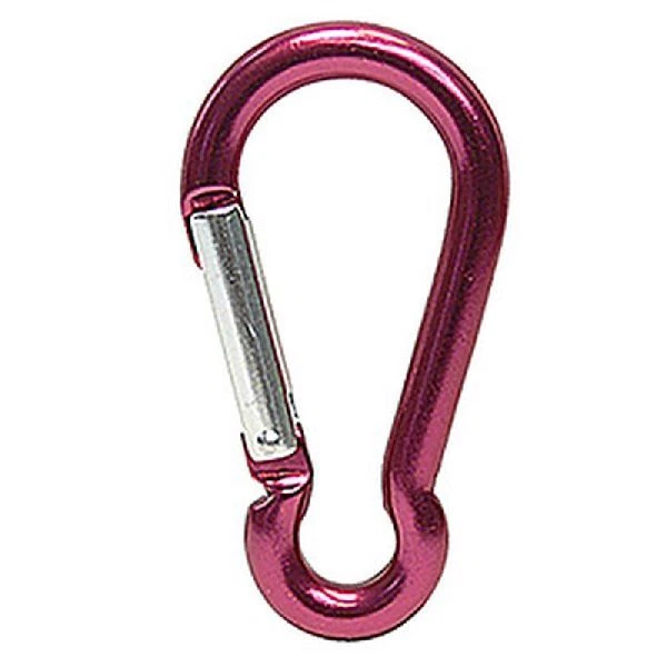 SIEHE ARTIKELBEZEICHNUNG SEILFLECHTER - Aluminium Karabinerhaken 8X80 farbig