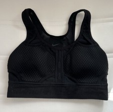 Nike Women  s Dri-Fit ADV Swoosh Ultra Breathe Padded Sports Bra Black Sz XS EUC