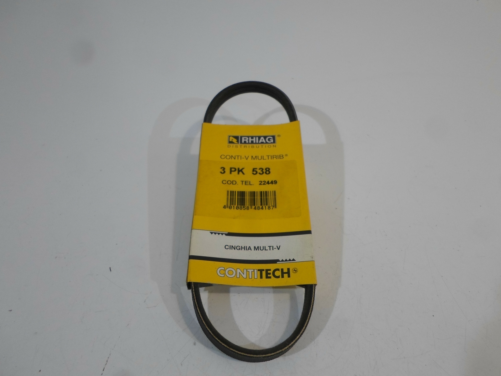 CINGHIA V-RIBBED BELTS ORIGINALE RHIAG PER DAIHATSU CHARADE 4 - GRAN MOVE 1.5