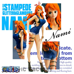 One Piece Stampede Movie Nami Glitter And Glamours Blue Version Ebay