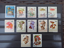 Briefmarken  Pilze Lot Konvolut Natur & Pflanzen