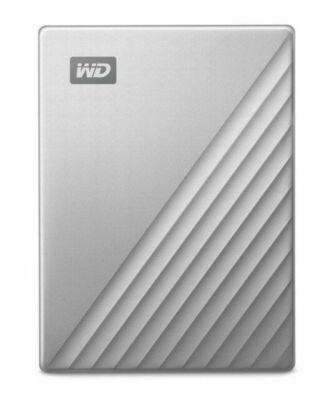 WD WDBFTM0040BSL-WESN My Passport Ultra 4TB USB-C Portable External HDD Silver