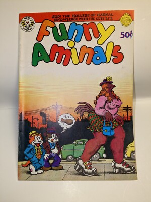 Funny Aminals #1- 1st Maus Appearance / Art Spiegelman Apex Novelties