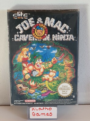 Nintendo NES Spiel - Joe & Mac: Caveman Ninja PAL-B mit OVP+Anl.  C4006